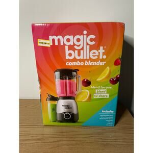 New Magic Bullet Combo Blender 600 Watt Motor Pitcher with Lid & To go Cup w/Lid